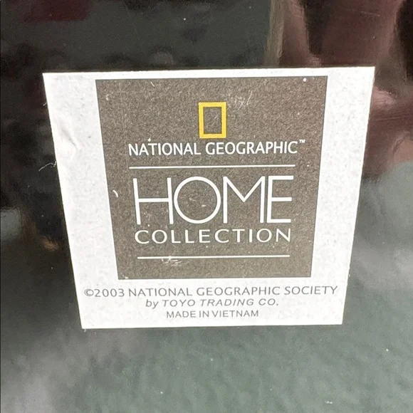 Vietnam mother of pearl overlay bamboo vase National Geographic - Picture 3 of 11